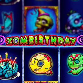 Симулятор видеослота Zombirthday (Зомбименины) от Playson в хорошем качестве и на деньги в интернет-клубе Gaminator